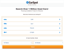 Tablet Screenshot of carspot.mobi